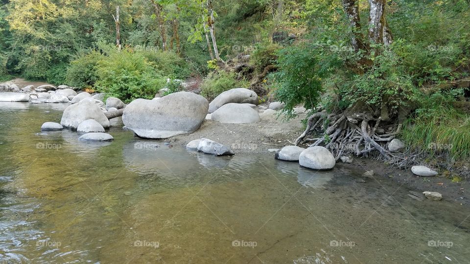 River boulders