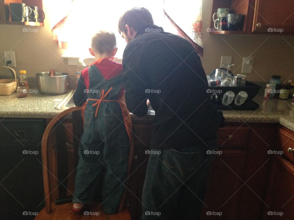 Dishes with dad 