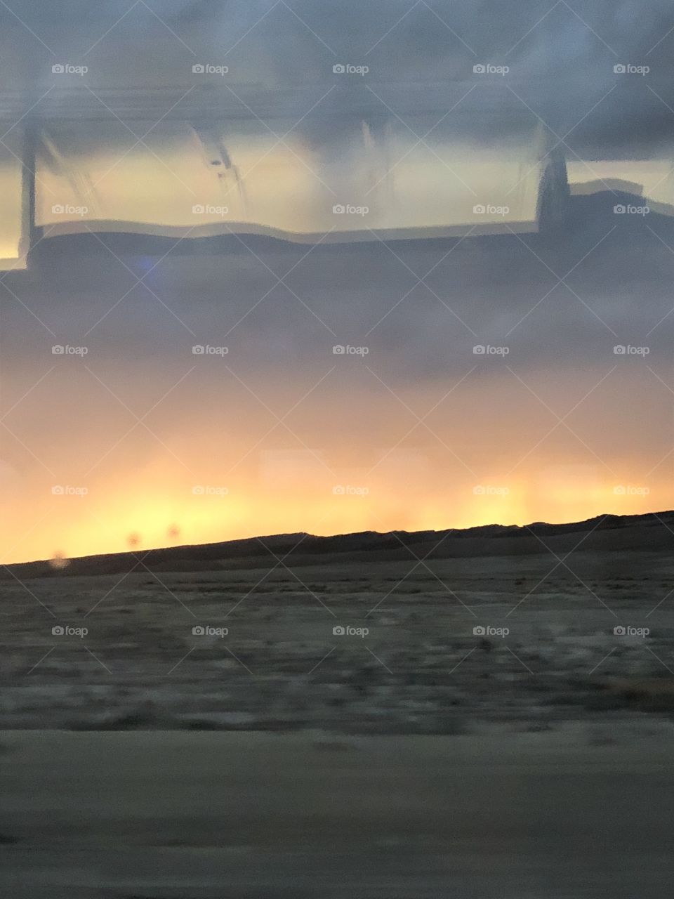 Desert sunset 