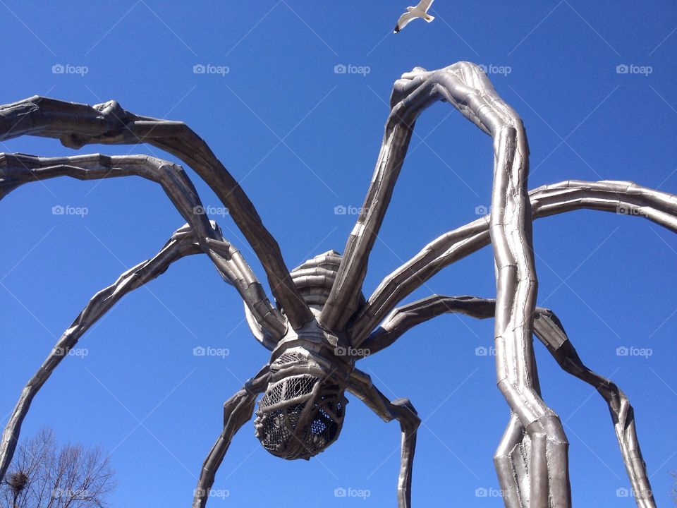 maman. Sculpture "Maman" by Louise Bourgeoi