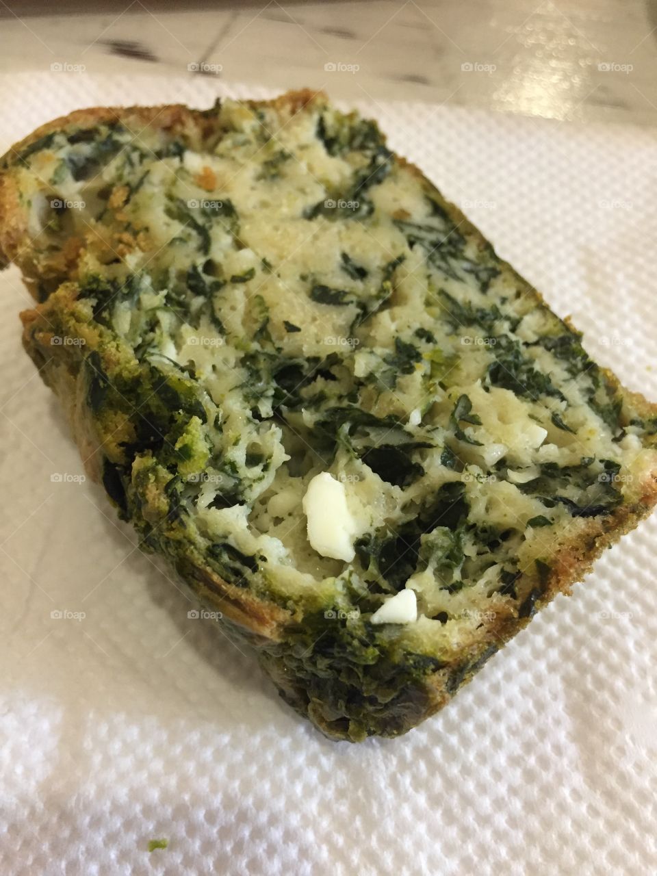 Spinach cake 
