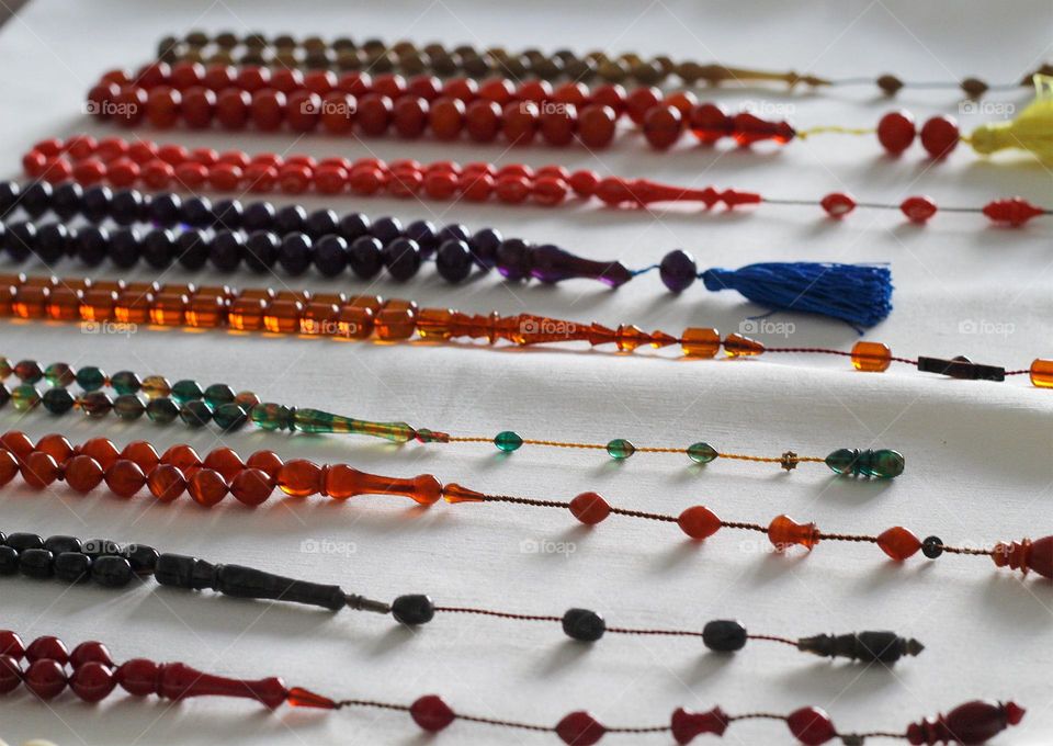 Colourful rosaries