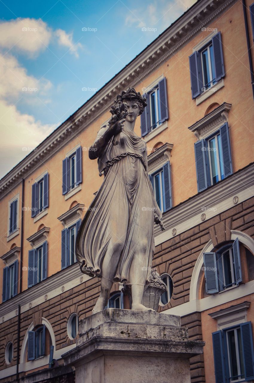 Plaza del Pueblo, Piazza del Popolo (Roma - Italy)