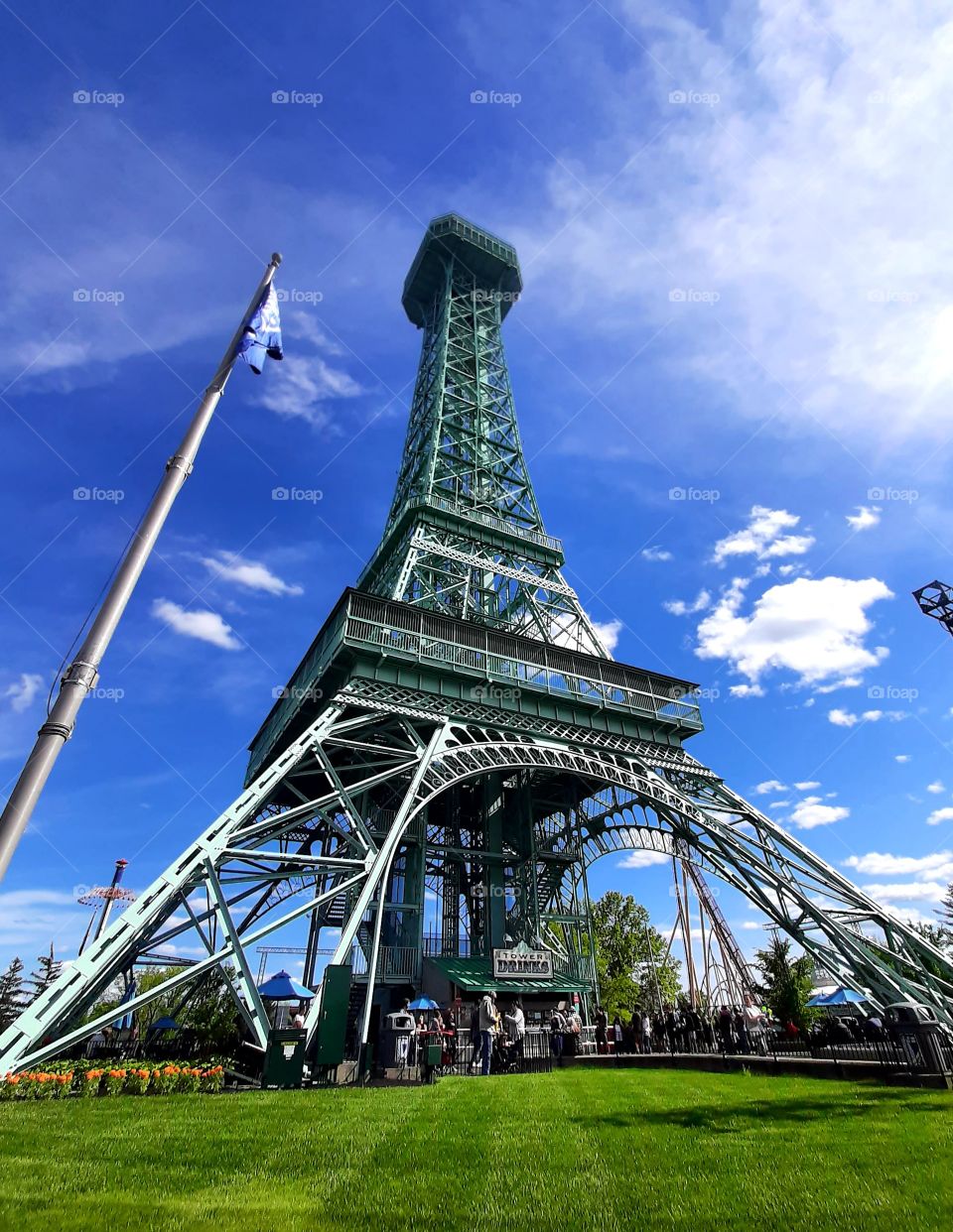 View of Eiffel Tower (Kings Island)