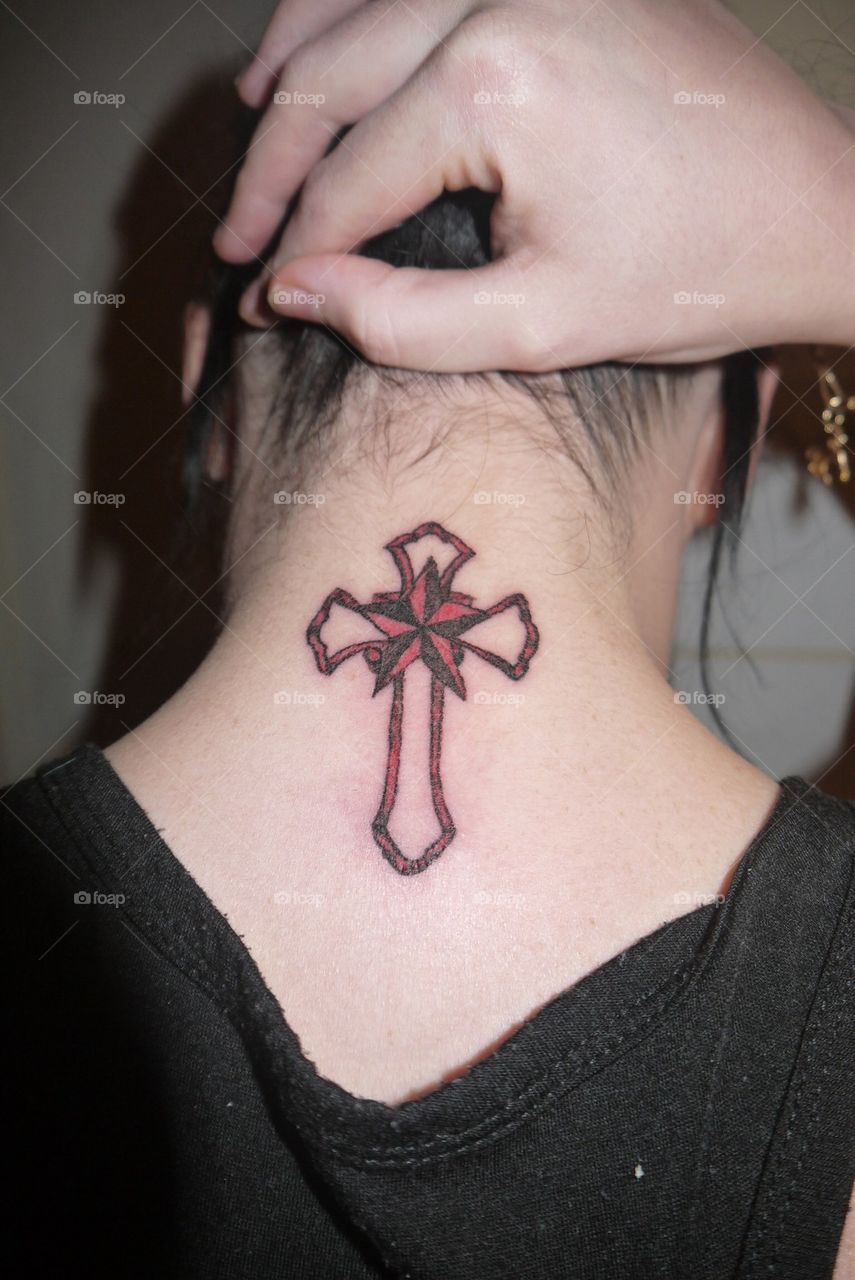 Cross tattoo 