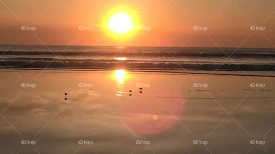 sunrise at Daytona Beach