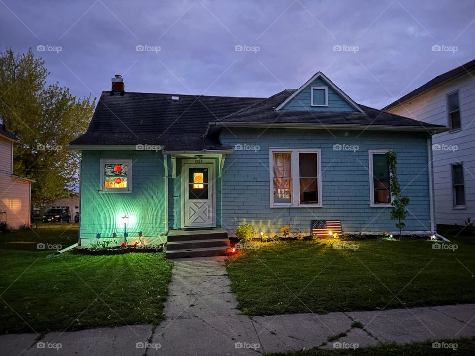 Freshly painted house 