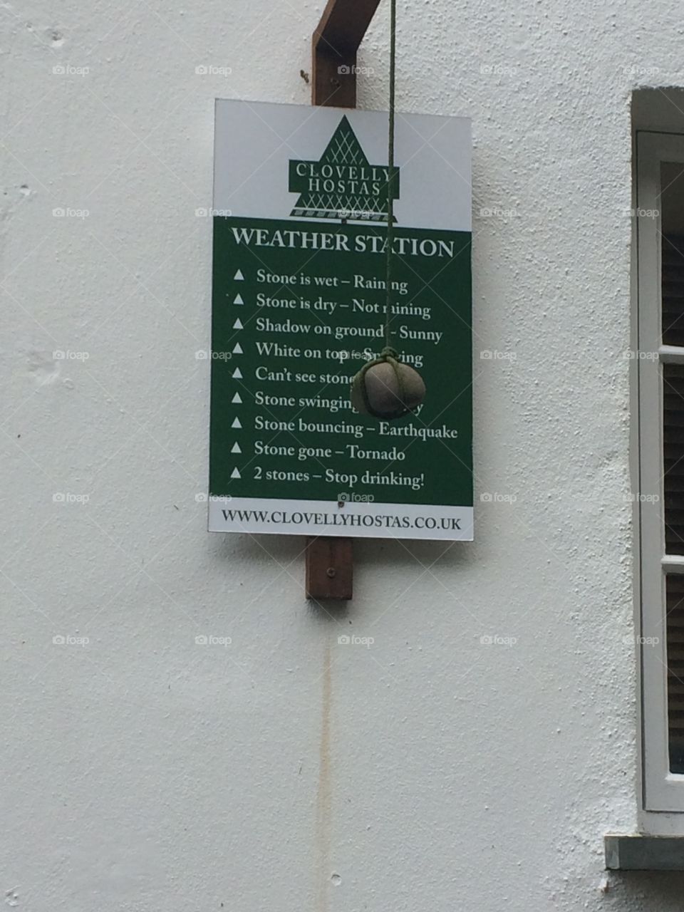Clovelly weather station 😊
