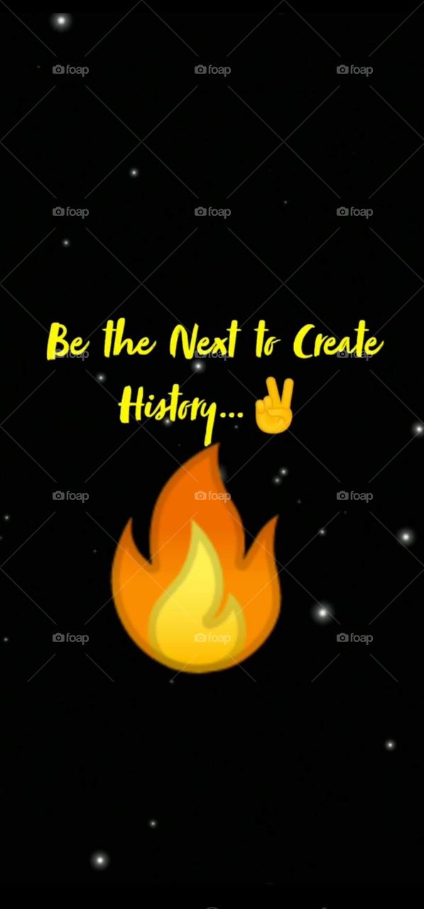 Poster, Be the next to create history ✨💙