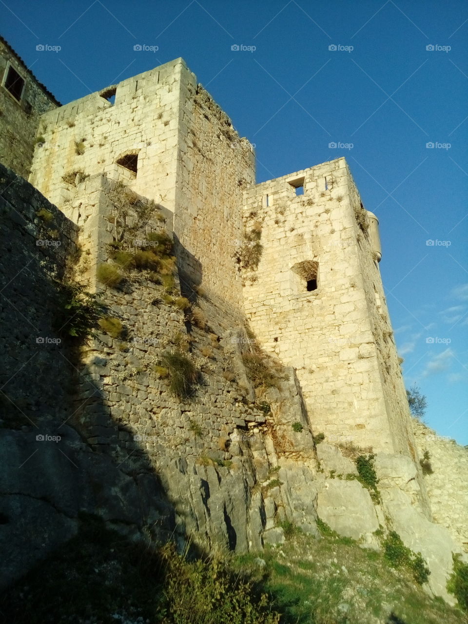 Walls of medieval fortress, Klis.