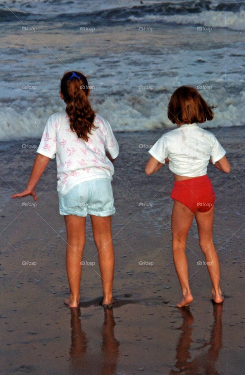 Playing on the Beach