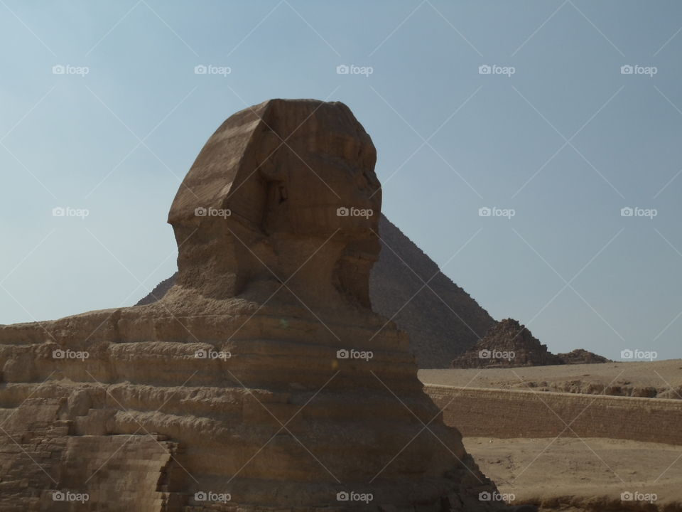 # Egypt# Sphinx# desert# sand# ancient# sculpture#