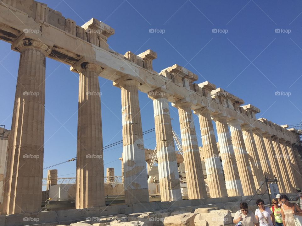 the parthenon in all its glory. 