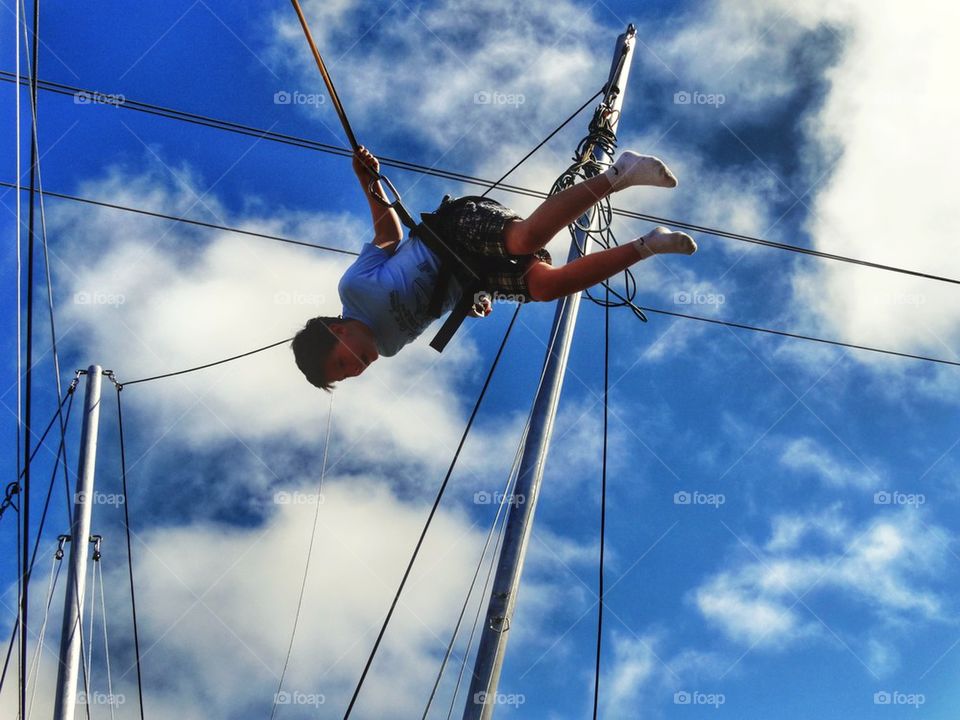 Young Circus Acrobat