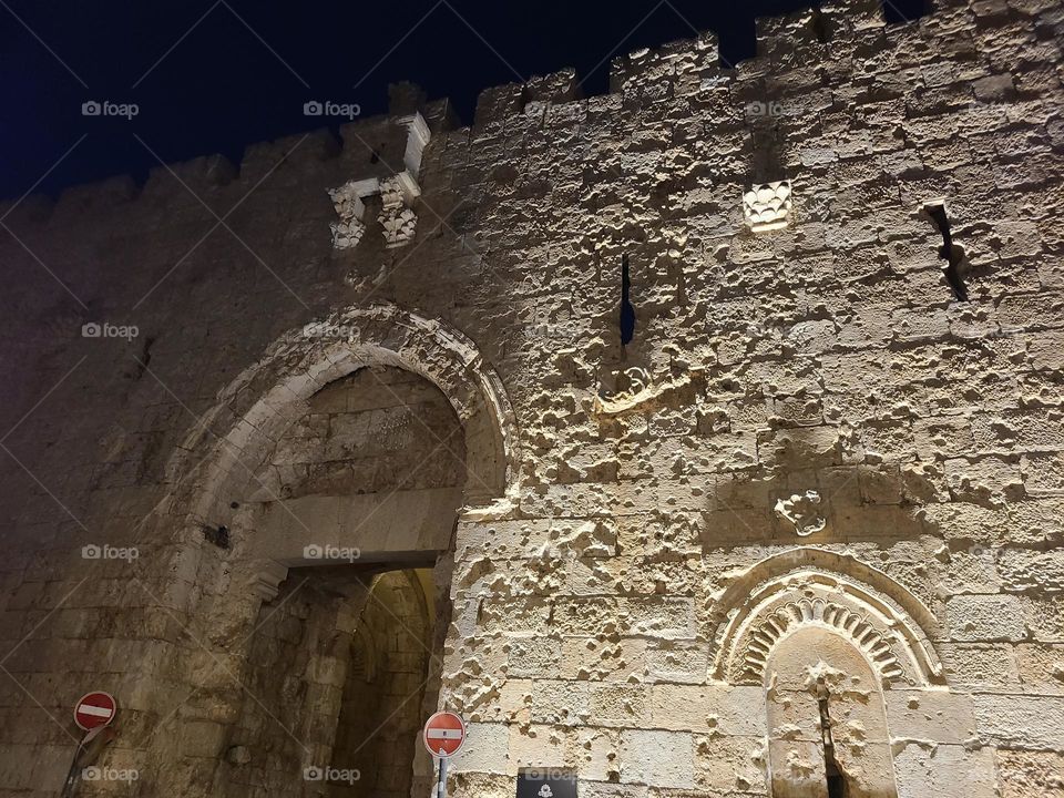 Zion Gate in the Old City of Jerusalem