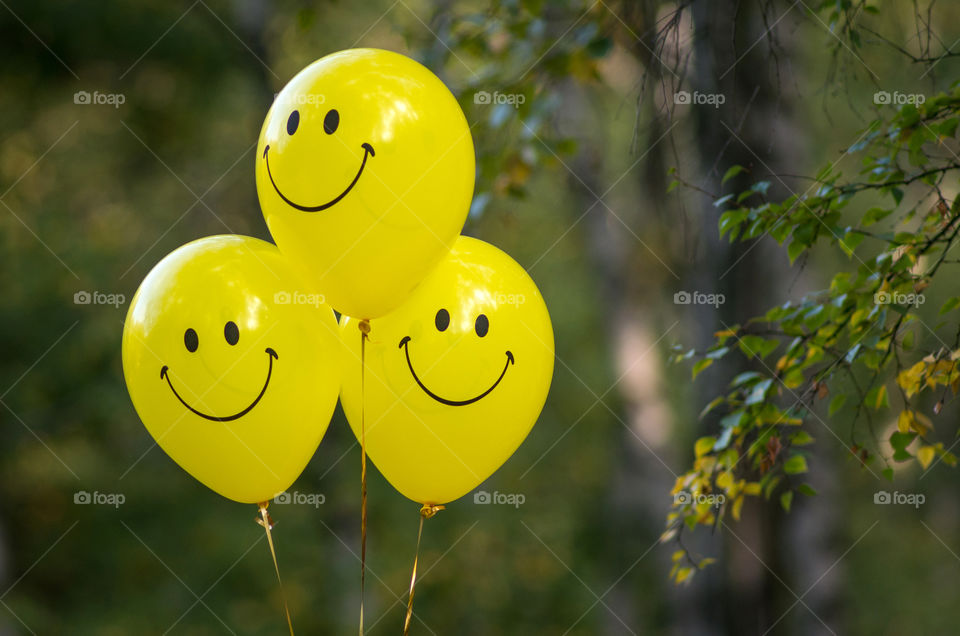 Smiling balloons 