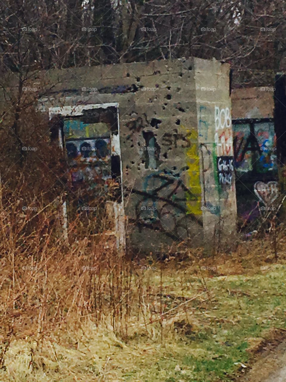 Abandoned foundation in Centralia, Pa.