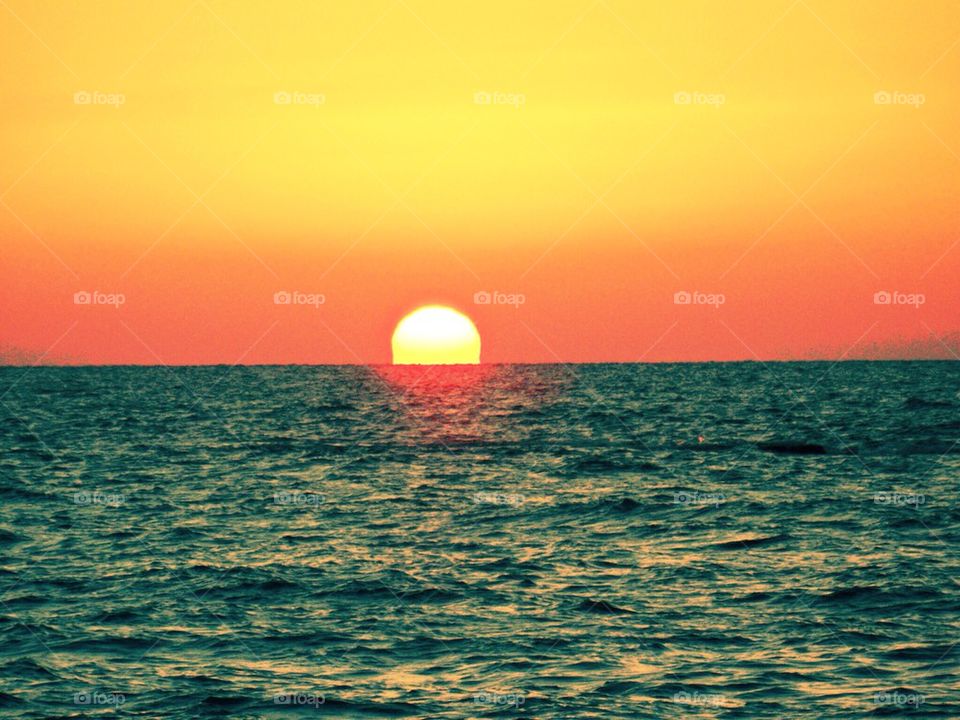 Sunset in the Middle East 