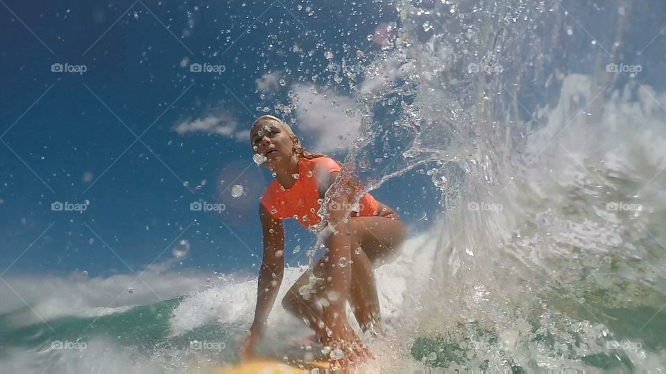 Hawaii Surfer Girl