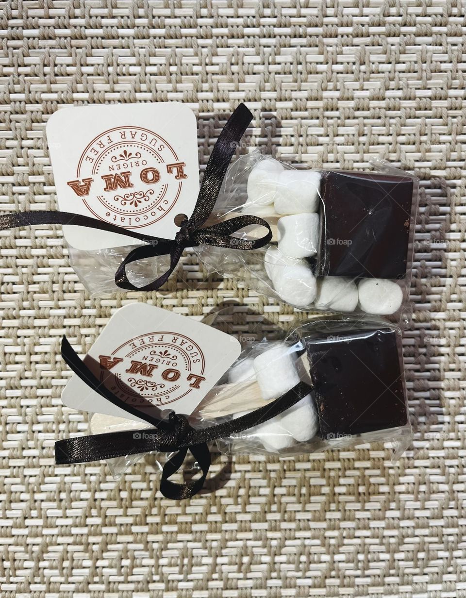 Chocolate and marshmallows 