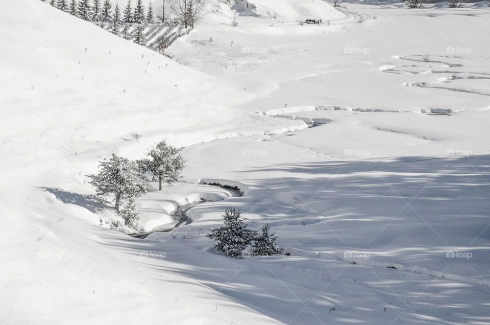 Winter landscape From Bulgaria