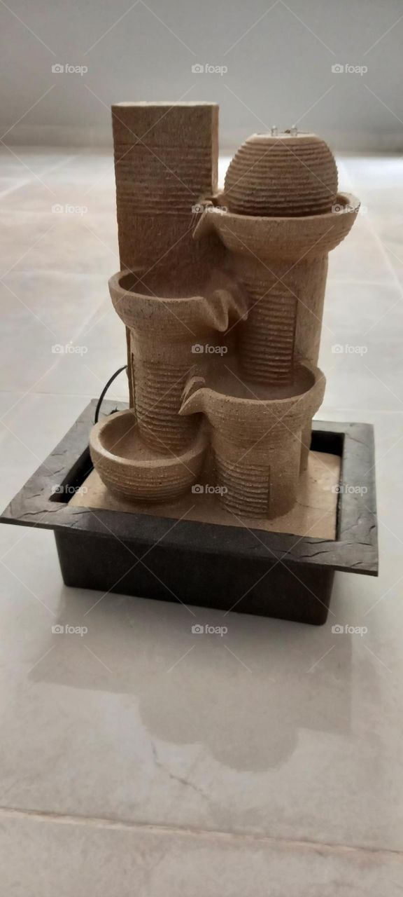 small artificial fountain