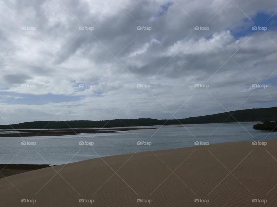 Beach Cloudy View