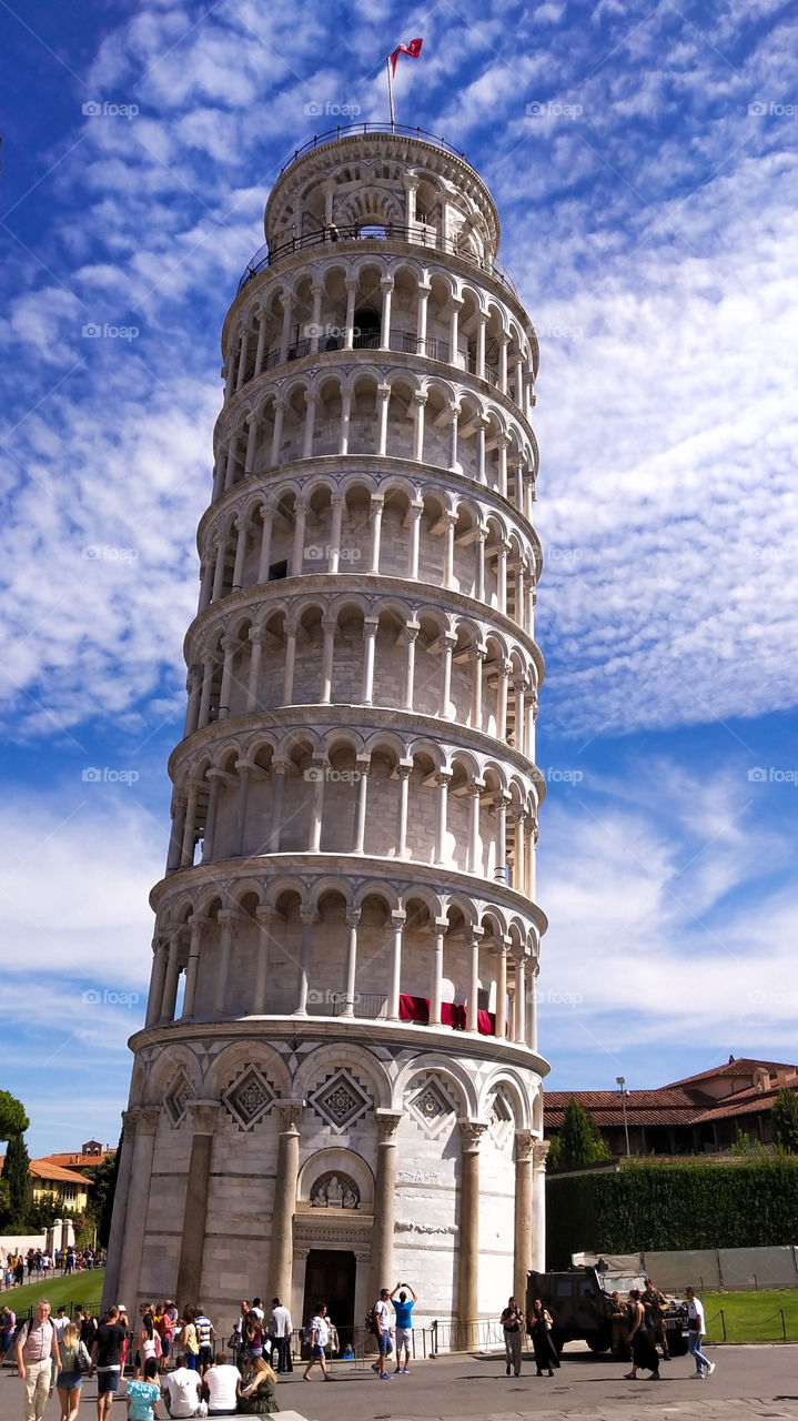the beautiful and historical 
Pisa tower ❣️📷📷