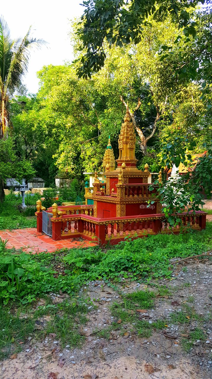 Buddhist Shrine in Cambodia