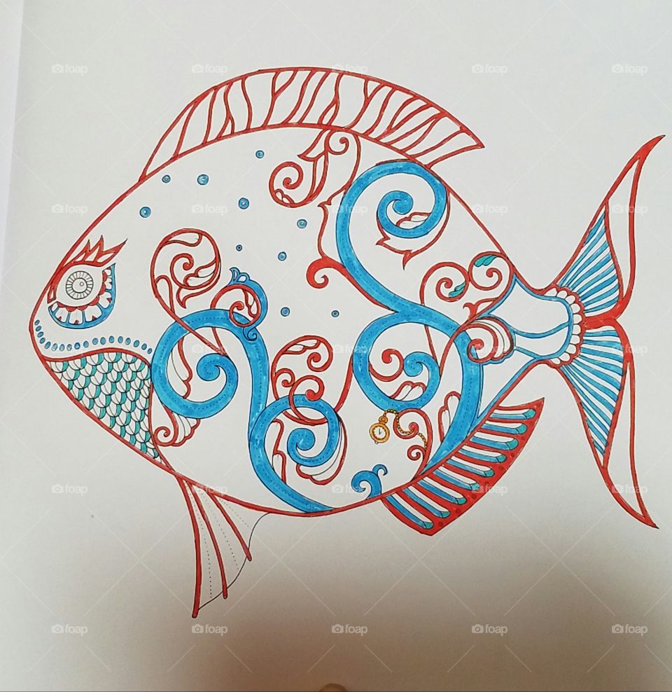 Coloring fish
