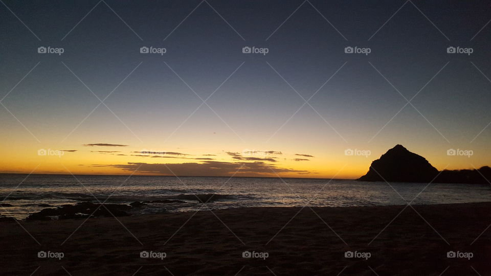 Sunset Over the Pacific