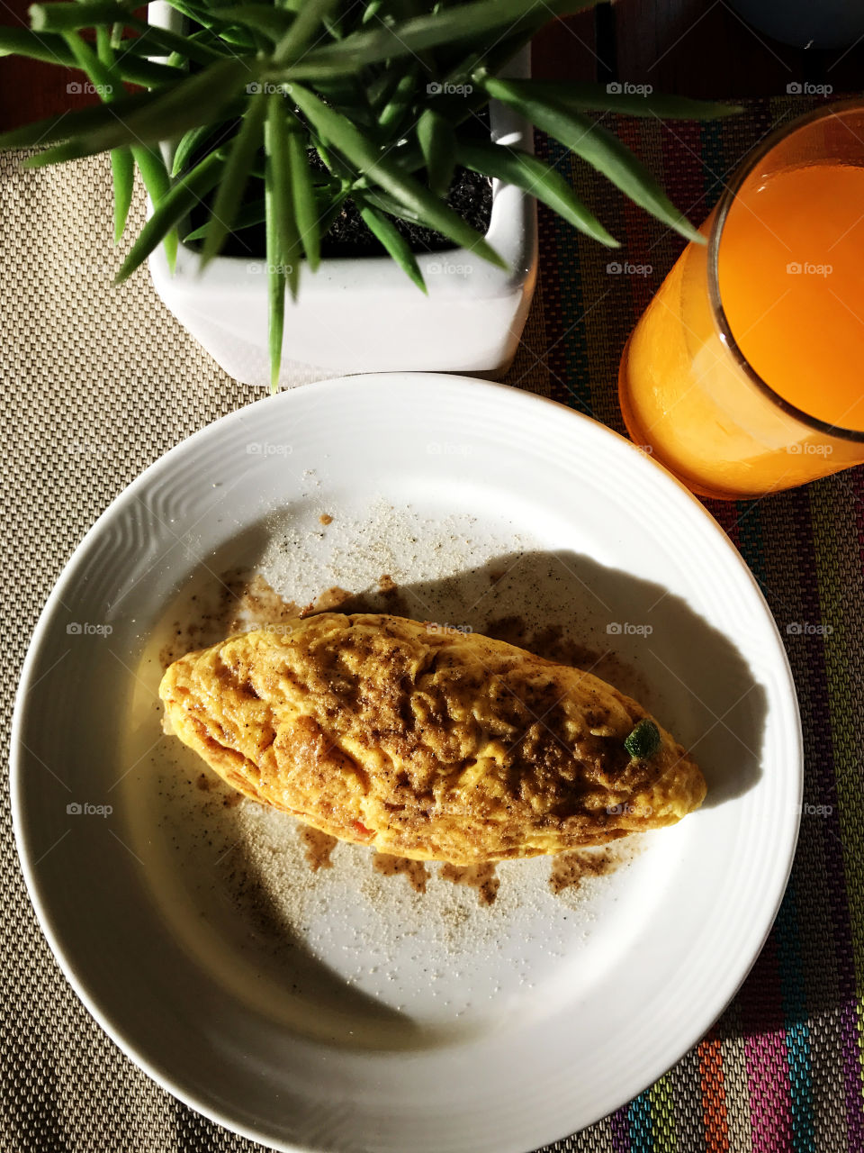 Simple breakfast like omelette still popolar of all time especially when you add cheese inside to make it softy and smell good.