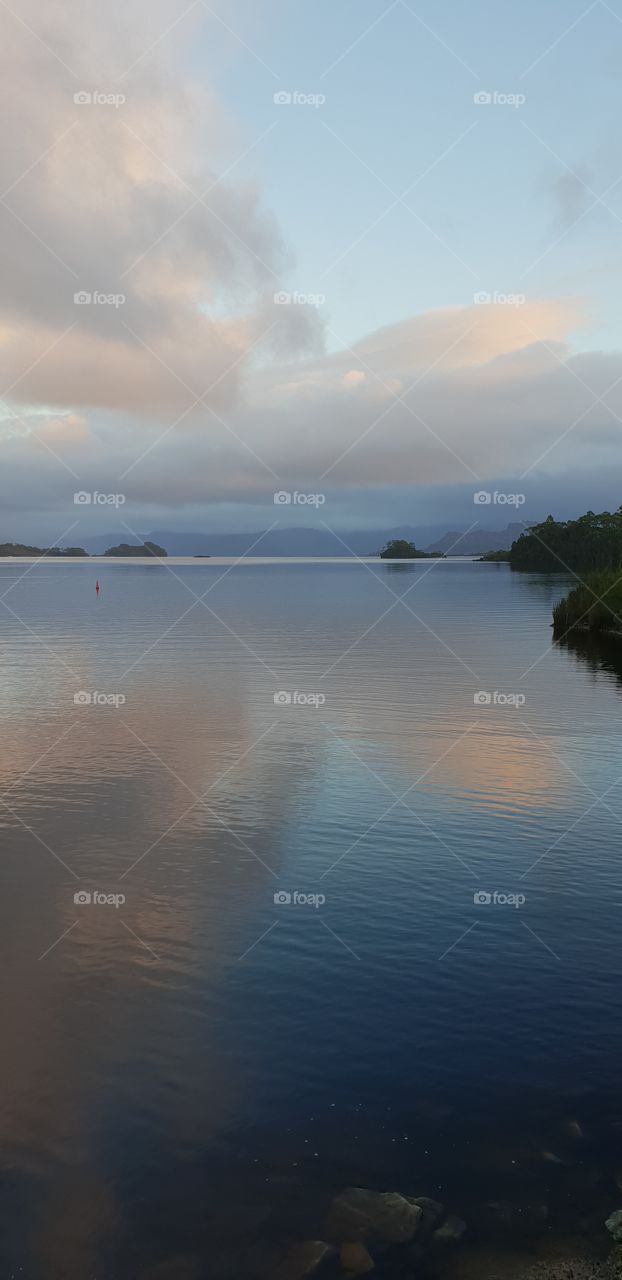 Sunset at Lake Pedder