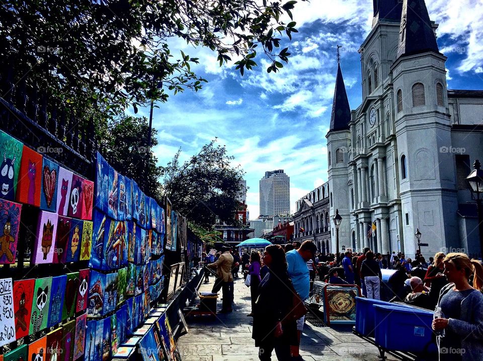 Art market in New Orleans