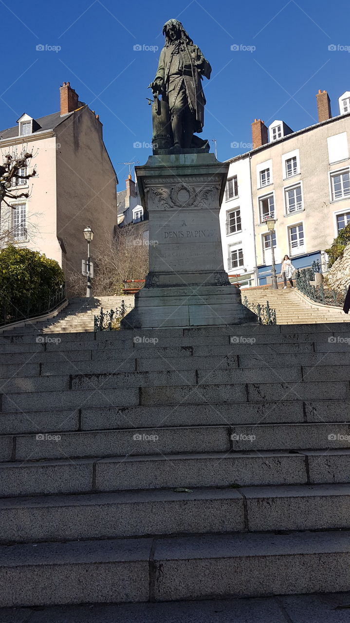 France Blois chambourd France Loir et cher saint Aignan City statue stairs