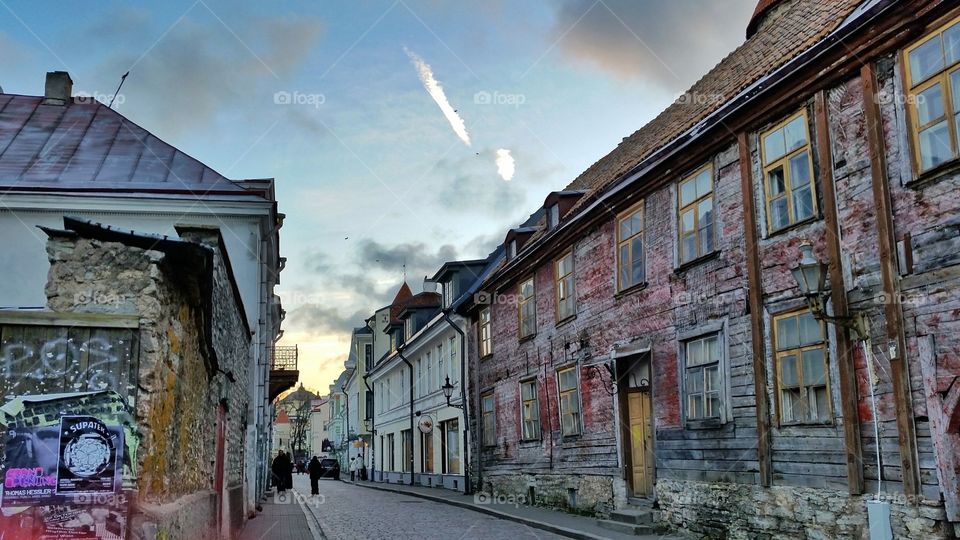 The old town in Tallinn
