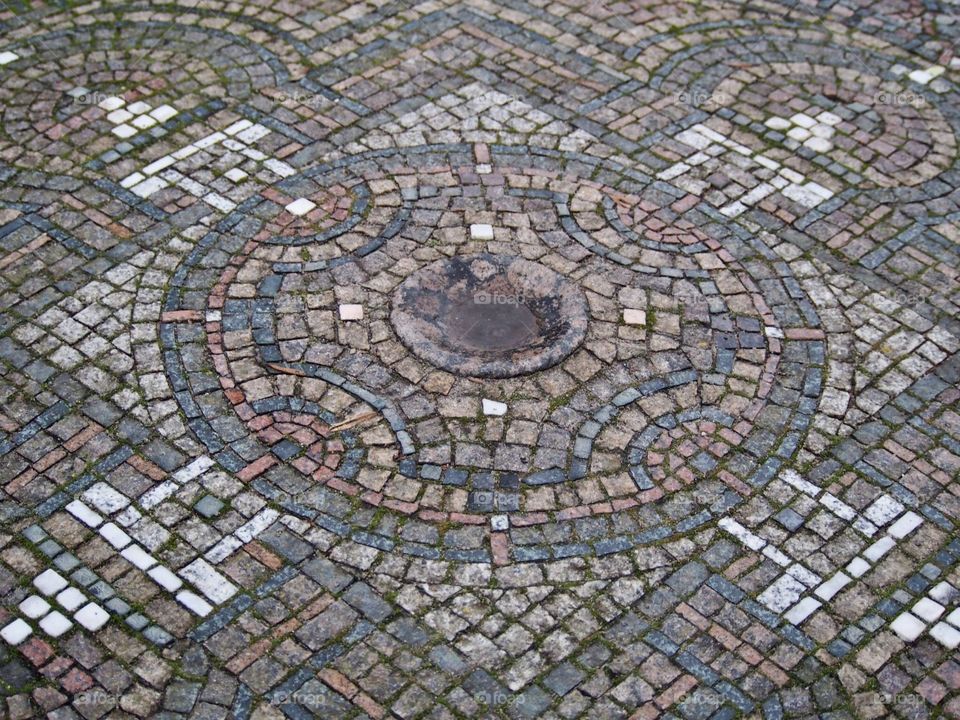 Mandala. Tibetan square