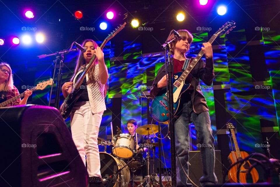My little beautiful Rock Star and The Awakening Band , performed at World Cafe Live Philadelphia.