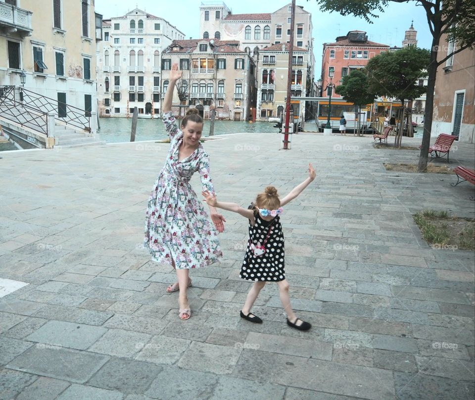Dancing in Venice, Italy