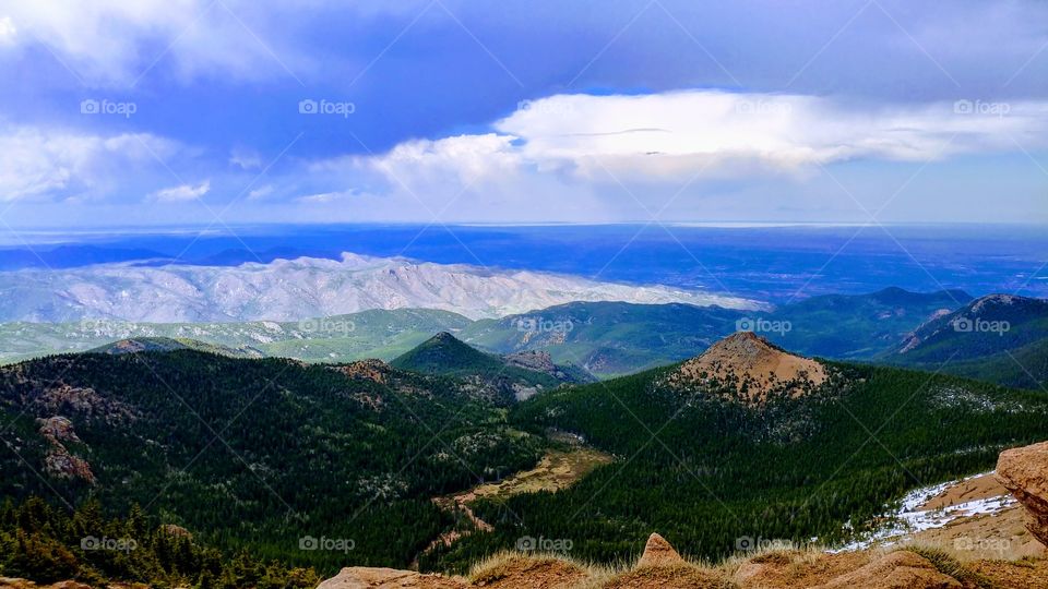 View From Pikes Peak Co