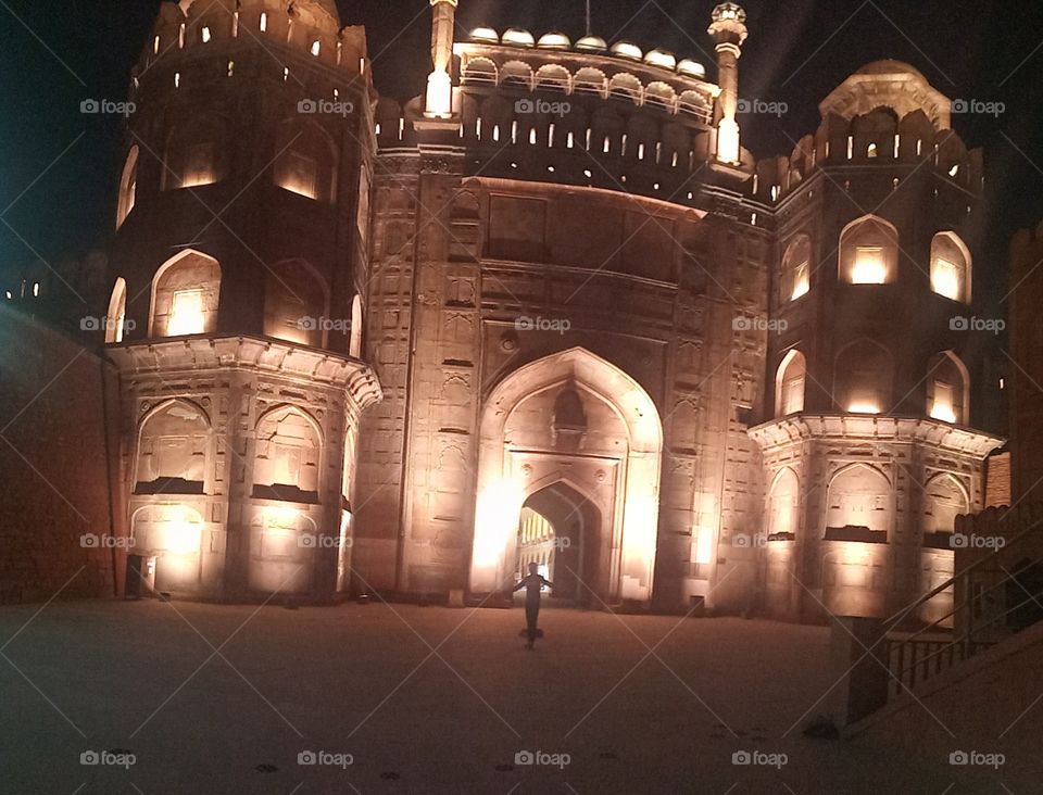 The Red Fort is a historic fort in the city of Delhi (in Old Delhi) in India that served as the main residence of the Mughal Emperors. Emperor Shah Jahan commissioned construction of the Red Fort on 12 May 1638, when he decided to shift his capital.