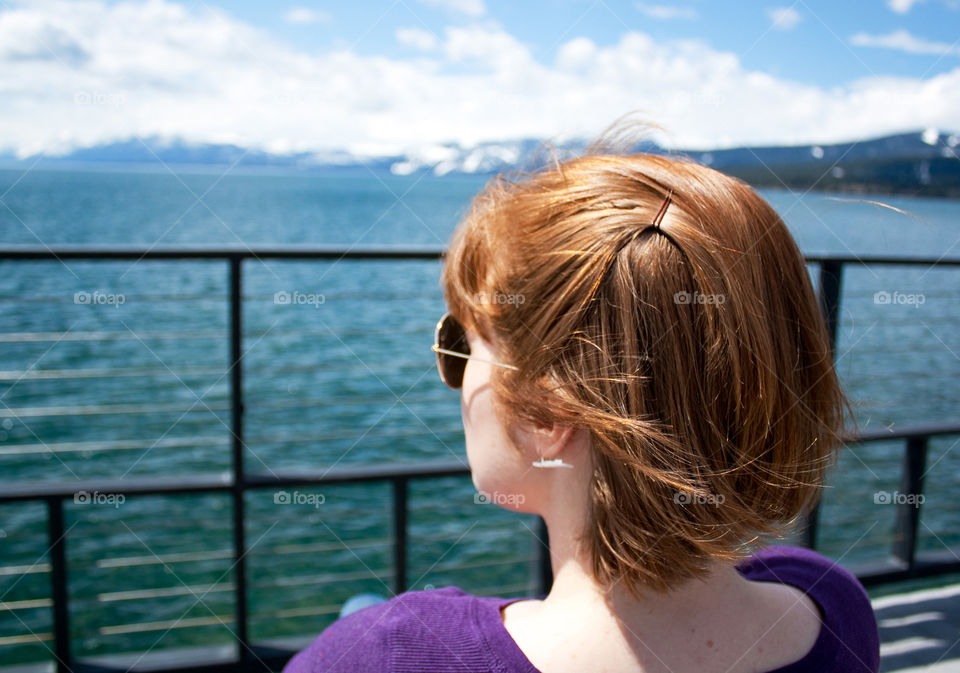 Woman at Lake Tahoe 