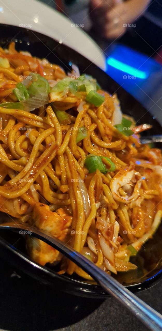 noodles at spice of nepal