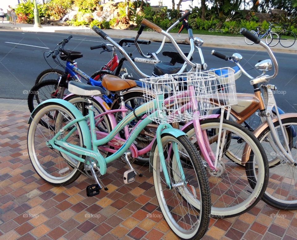 Bike rack parade