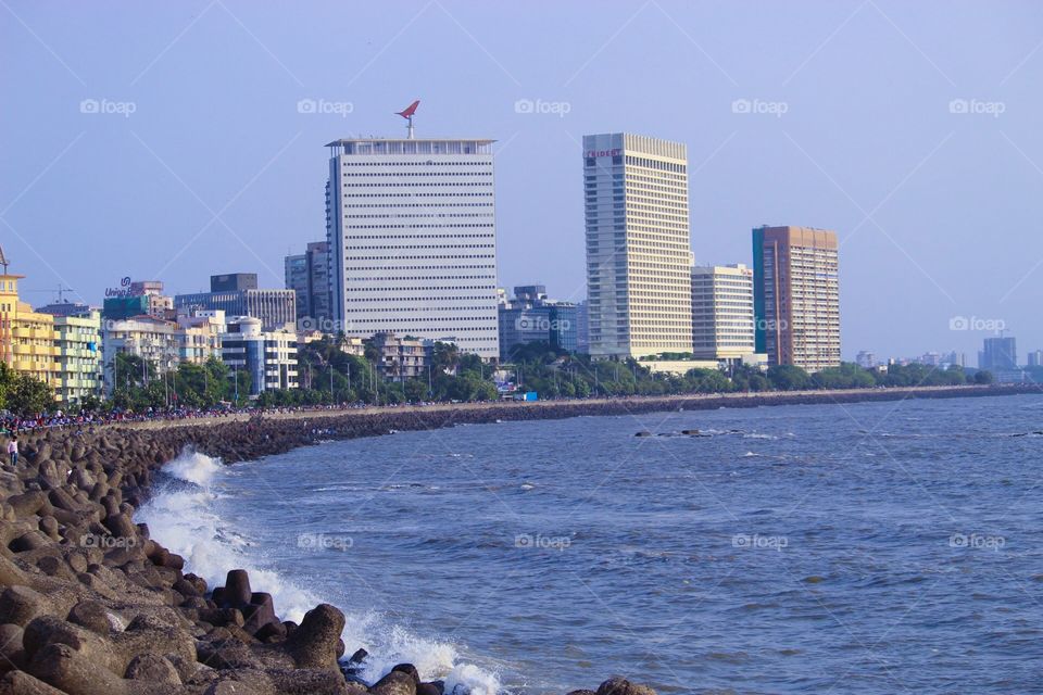 Iconic view of MUMBAI bay ( Queen necklace)