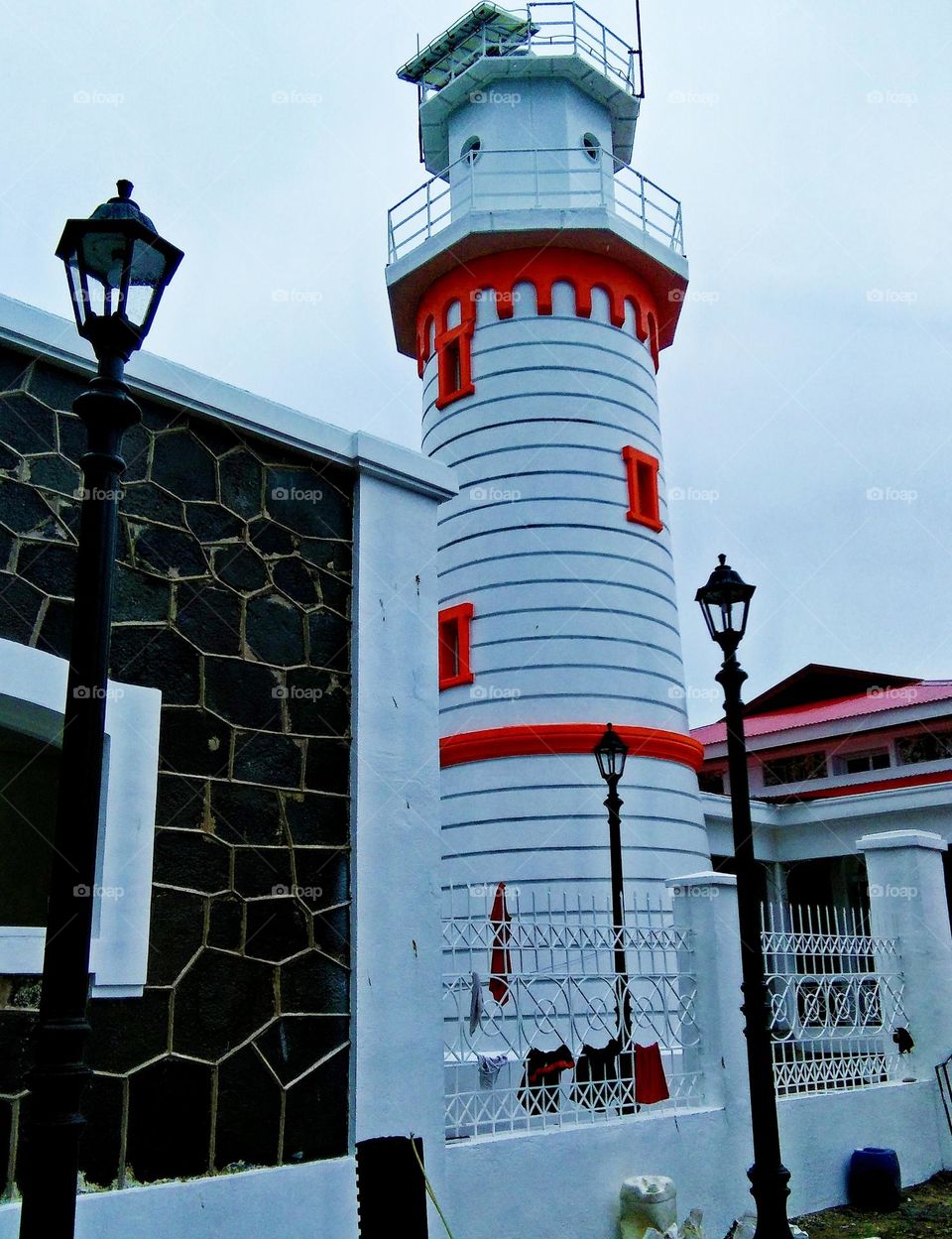 Faro de Isla Capul a historical lighthouse built in 1800's served as guideposts for Manila - Acapulco galleon trade, also marks the importance in maritime navigation and a gateway to Pacific Ocean.