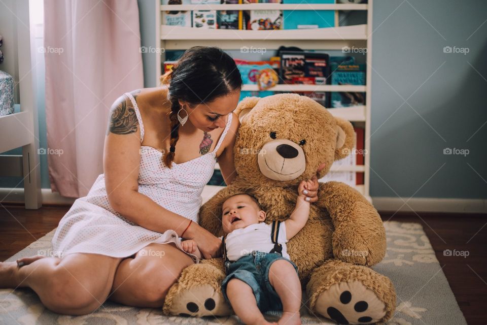 Mother and baby