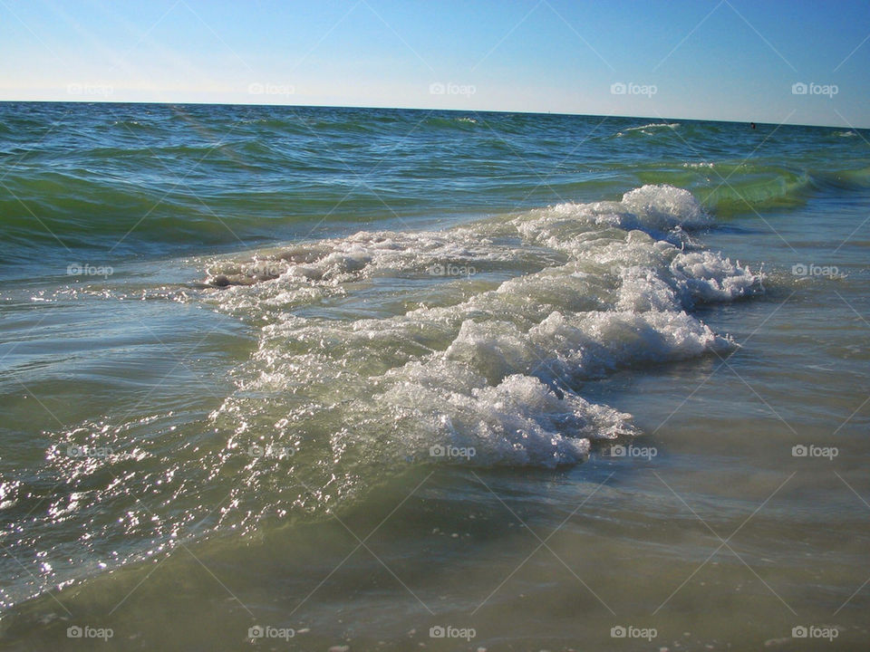 ocean sea waves surf by evelia