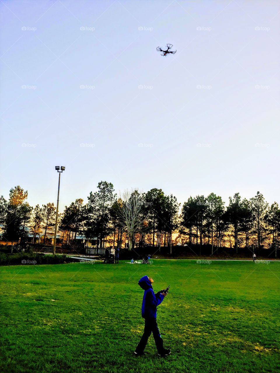 A boy and his drone