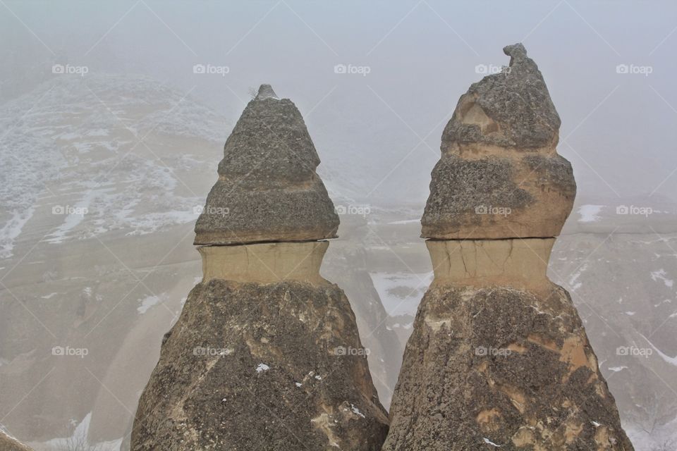 Foggy morning, Cappadocia, Turkey